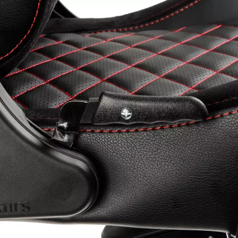 Fotel gamingowy PC noblechairs EPIC Wyściełane siedzisko Czarno-czerwony 120 kg