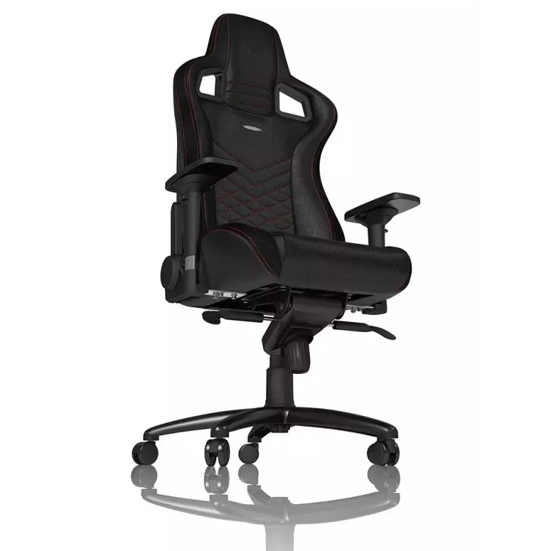 Fotel gamingowy PC noblechairs EPIC Wyściełane siedzisko Czarno-czerwony 120 kg