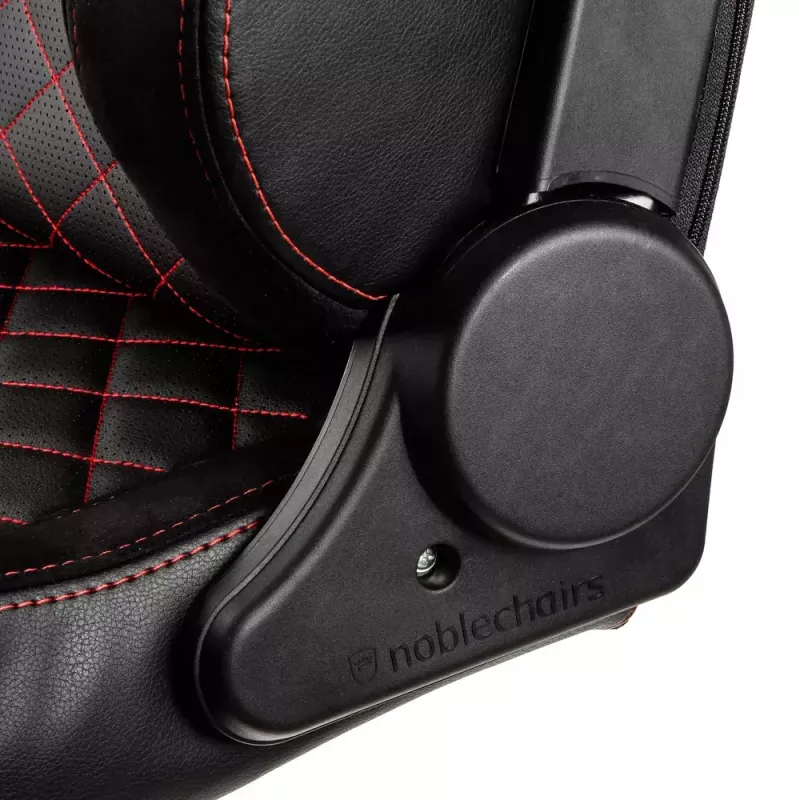 Fotel gamingowy PC noblechairs EPIC Wyściełane siedzisko Czarno-czerwony 120 kg
