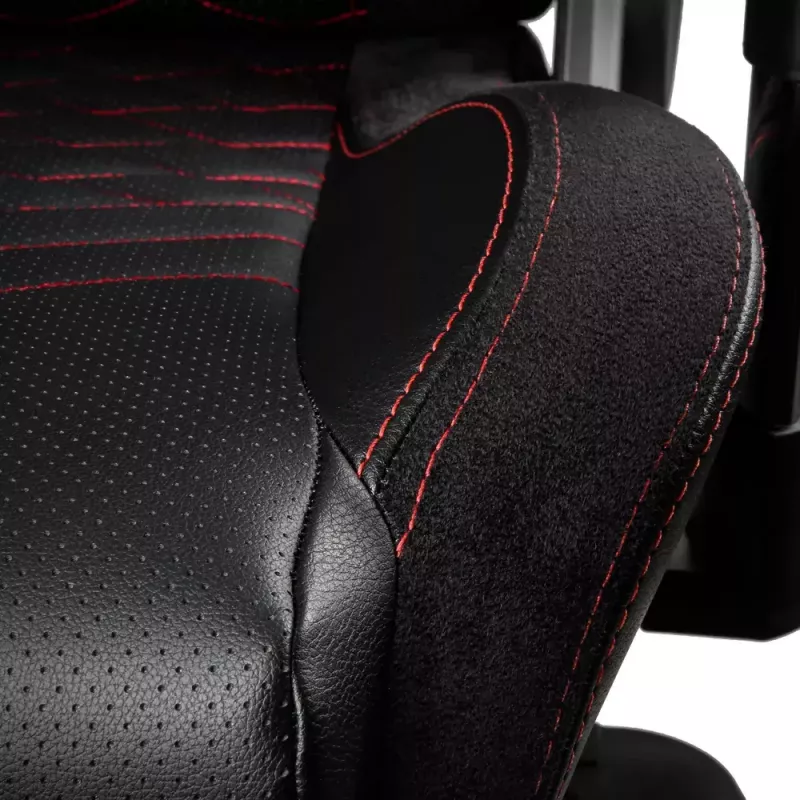 Fotel gamingowy PC noblechairs EPIC Wyściełane siedzisko Czarno-czerwony 120 kg