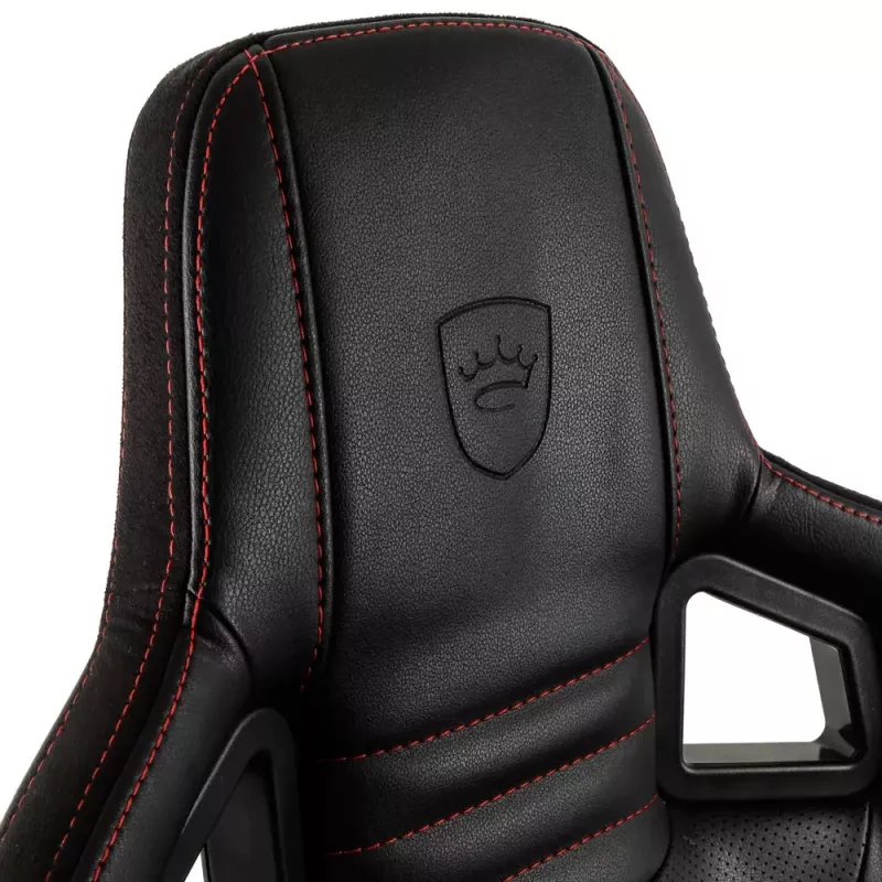 Fotel gamingowy PC noblechairs EPIC Wyściełane siedzisko Czarno-czerwony 120 kg