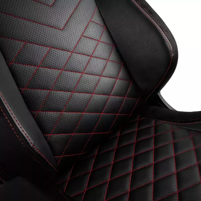 Fotel gamingowy PC noblechairs EPIC Wyściełane siedzisko Czarno-czerwony 120 kg