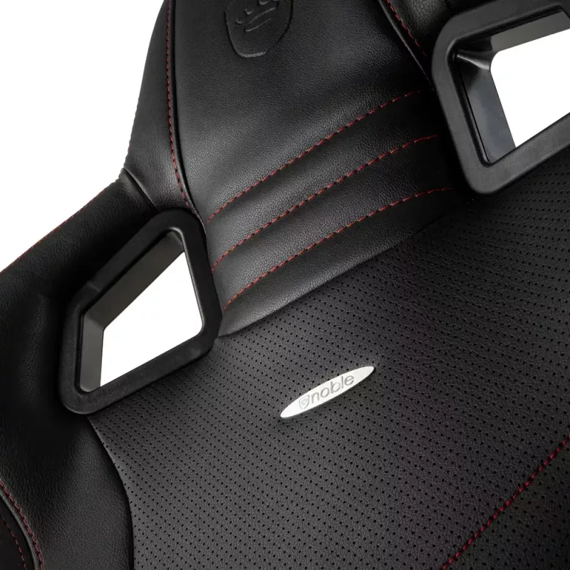Fotel gamingowy PC noblechairs EPIC Wyściełane siedzisko Czarno-czerwony 120 kg