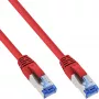 InLine Patch kabel S/FTP PiMF Cat.6A bezhologenowy 500MHz czerwony 1.5m