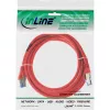 InLine Patch kabel S/FTP PiMF Cat.6A bezhologenowy 500MHz czerwony 1.5m