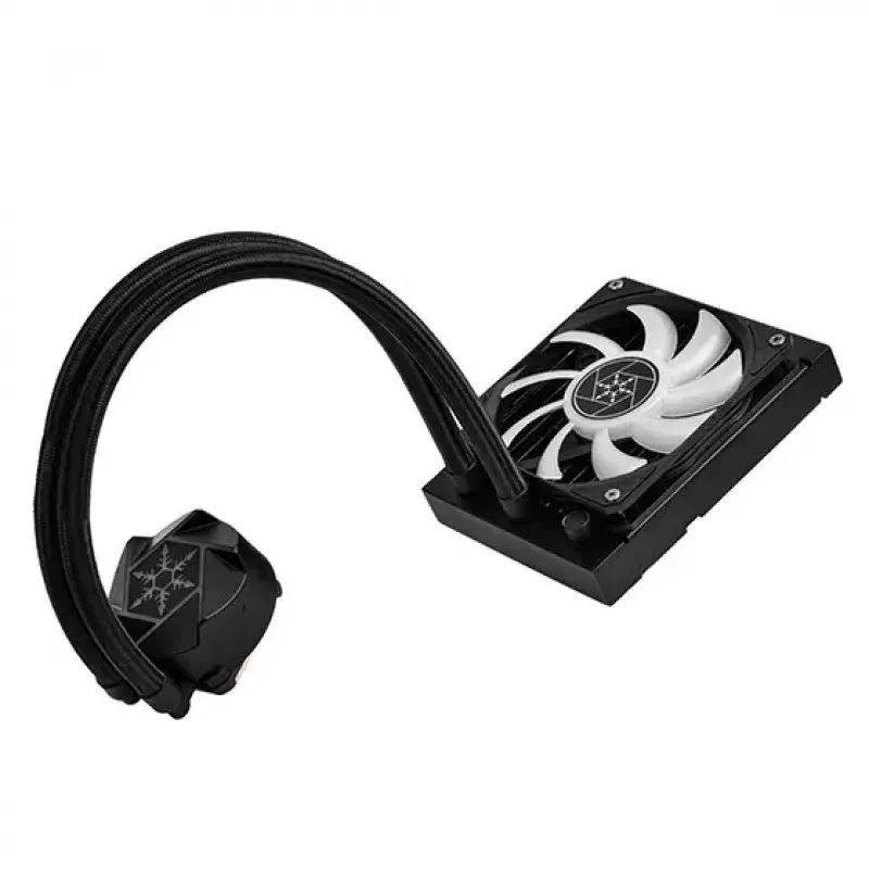 Zestaw chłodzenia cieczą Silverstone VIDA 120 cienki 12 cm Czarny 300-1800 RPM