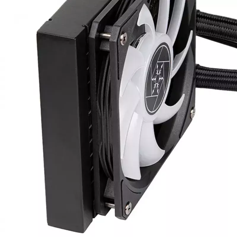 Zestaw chłodzenia cieczą Silverstone VIDA 120 cienki 12 cm Czarny 300-1800 RPM