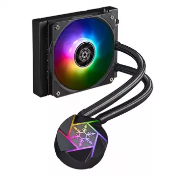 Zestaw chłodzenia cieczą Silverstone VIDA 120 cienki 12 cm Czarny 300-1800 RPM