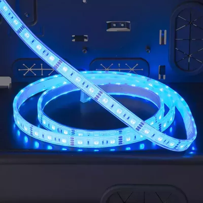 Taśma LED do obudowy komputera Phanteks PH-LEDKT_M1 — uniwersalna kompatybilność z obudowami, 1 szt.