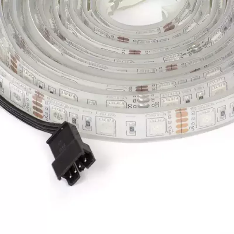 Taśma LED do obudowy komputera Phanteks PH-LEDKT_M1 — uniwersalna kompatybilność z obudowami, 1 szt.