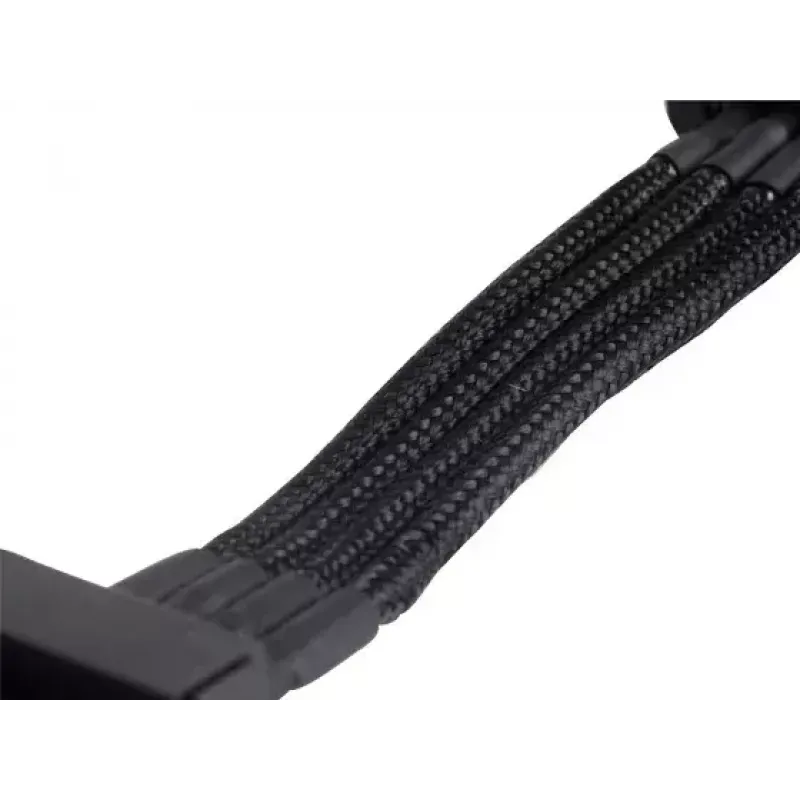 Kabel Silverstone SST-PP07-BTSB 0.3m Molex 4p do 4xSATA