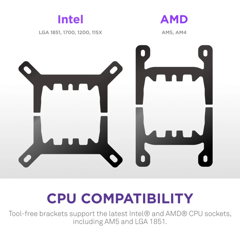Wielofunkcyjna chłodnica cieczy NZXT Kraken Plus 360 12 cm czarna z łożyskiem fluid dynamicznym