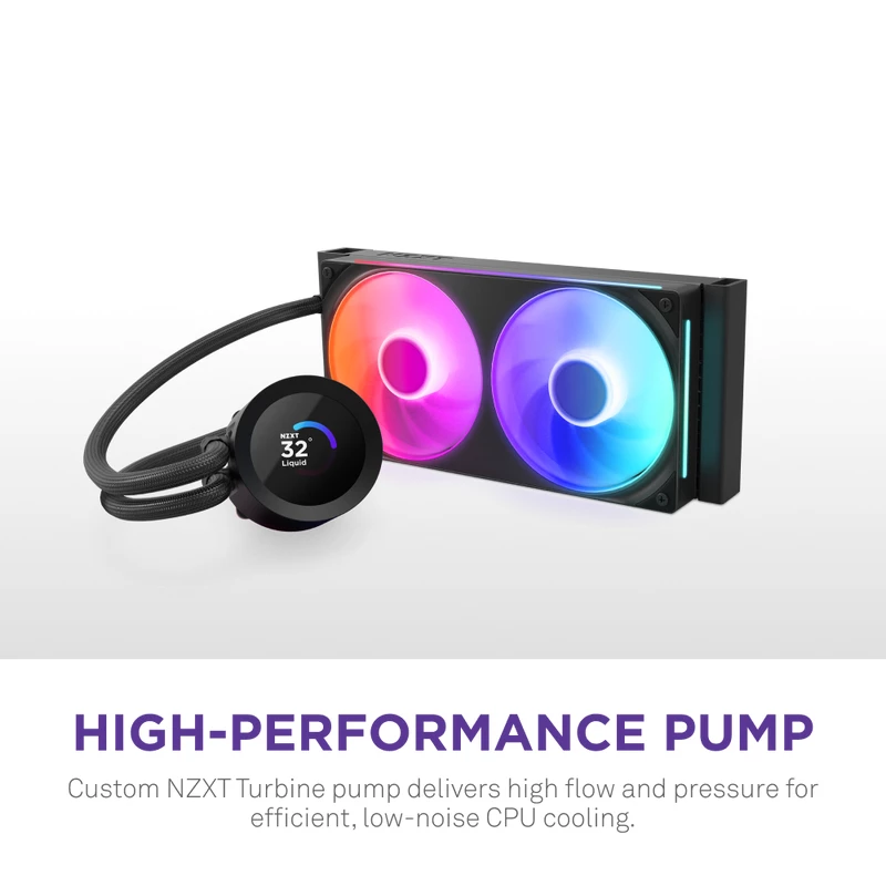 NZXT CPU Cooler Kraken Plus 240 RGB Czarny