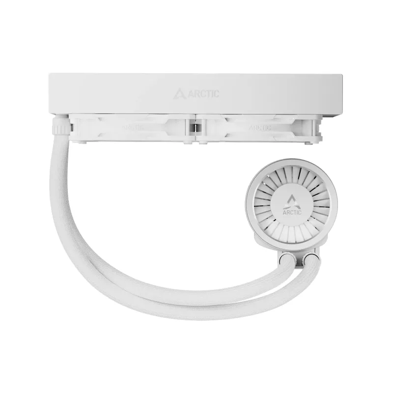 Chłodzenie cieczą All-in-one Arctic Liquid Freezer III Pro 240 A-RGB — 240 mm, wentylatory 120 mm, biały, kompatybilny z LGA1700/AM4/AM5
