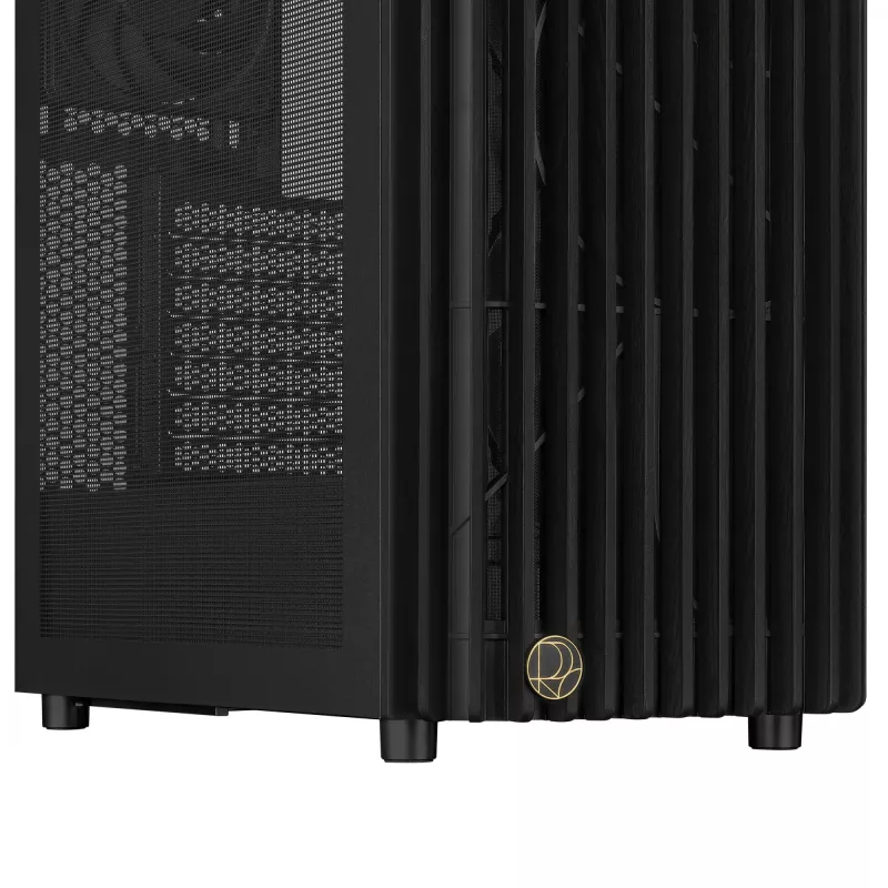 Obudowa PC ASUS 90DC00M0-B39040, obsługa ATX, Czarna, przód 2× wentylatory 160mm, tył 1×120mm, 2× zatoki 3.5 cala + 2×2.5 cala, 2×USB 3.2 GEN1