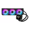 Chłodzenie cieczą typu all-in-one ASUS TUF Gaming LC III 360 ARGB LCD — chłodnica 360 mm, 3 wentylatory 120 mm, Socket AM5/AM4/LGA1700/LGA1200, czarny