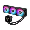 Chłodzenie cieczą typu all-in-one ASUS TUF Gaming LC III 360 ARGB LCD — chłodnica 360 mm, 3 wentylatory 120 mm, Socket AM5/AM4/LGA1700/LGA1200, czarny