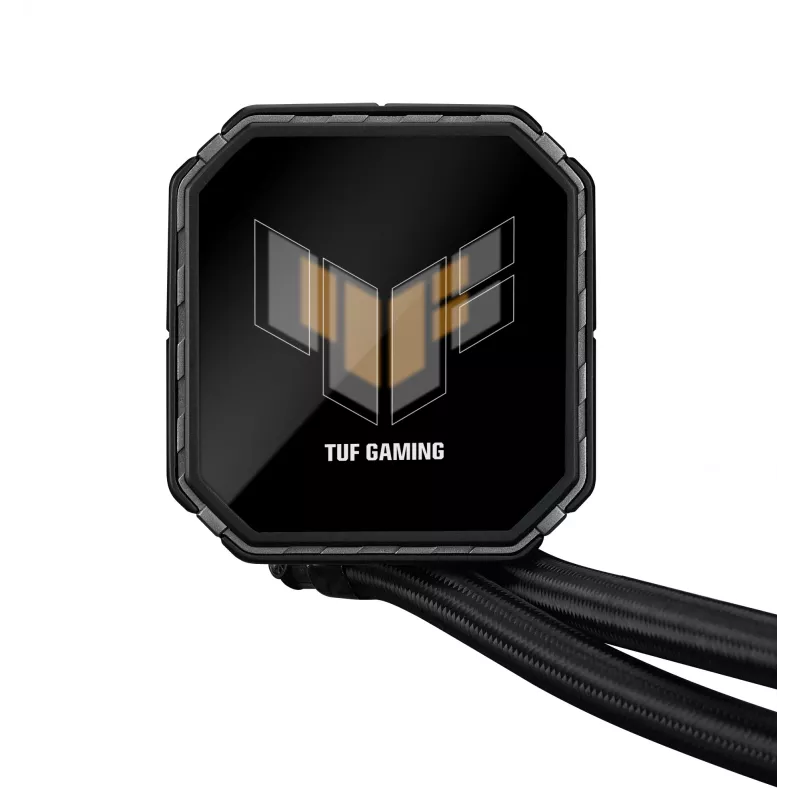 Chłodzenie cieczą typu all-in-one ASUS TUF Gaming LC III 360 ARGB LCD — chłodnica 360 mm, 3 wentylatory 120 mm, Socket AM5/AM4/LGA1700/LGA1200, czarny