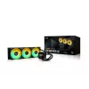 Chłodzenie cieczą typu all-in-one ASUS TUF Gaming LC III 360 ARGB LCD — chłodnica 360 mm, 3 wentylatory 120 mm, Socket AM5/AM4/LGA1700/LGA1200, czarny