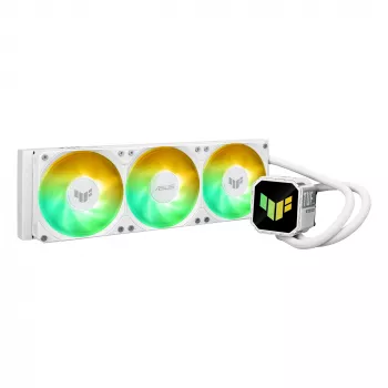 Chłodzenie cieczą typu all-in-one ASUS TUF Gaming LC III 360 ARGB biały Edition — 360 mm, wentylatory 120 mm, obsługa LGA1700/1200, AM4/AM5
