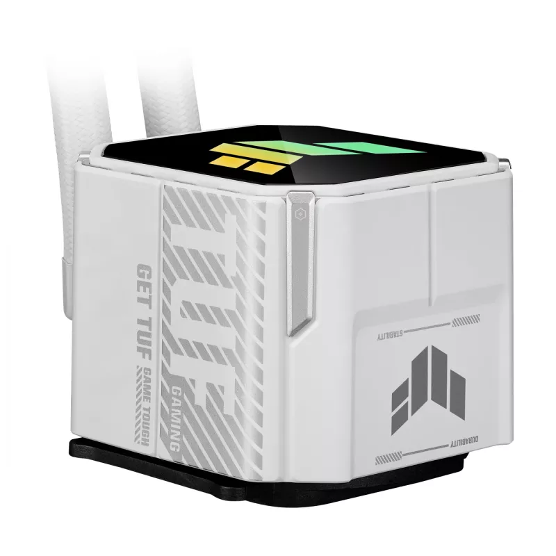 Chłodzenie cieczą typu all-in-one ASUS TUF Gaming LC III 360 ARGB biały Edition — 360 mm, wentylatory 120 mm, obsługa LGA1700/1200, AM4/AM5