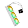 All-in-one liquid cooler ASUS TUF Gaming LC III 360 ARGB LCD biały Edition — 360 mm radiator, 3×120 mm PWM fans, LCD display, biały