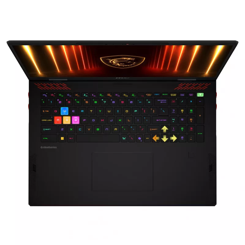 Laptop MSI Raider 18 HX AI A2XWJG 18 cali Intel Core Ultra 9 285HX 64GB 4TB NVIDIA GeForce RTX 5090 Windows 11 Pro