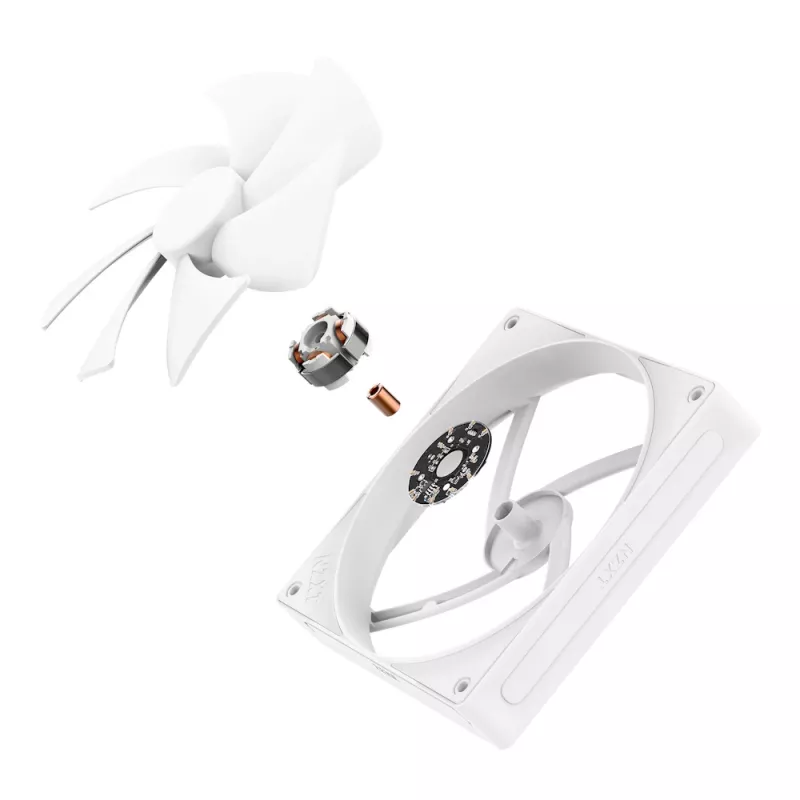 NZXT Cooling Fan F140p 140mm biały Static Pressure