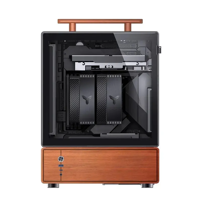 Obudowa PC Jonsbo T7 Midi-Tower mATX szkło hartowane czarna