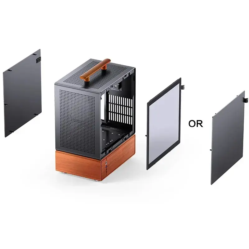 Obudowa PC Jonsbo T7 Midi-Tower mATX szkło hartowane czarna