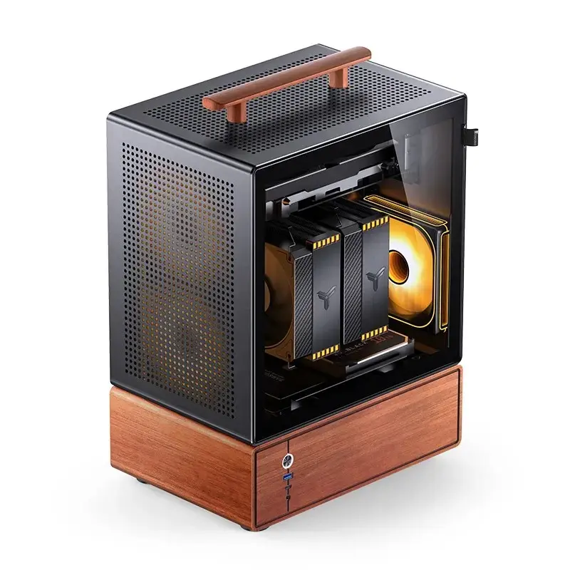 Obudowa PC Jonsbo T7 Midi-Tower mATX szkło hartowane czarna