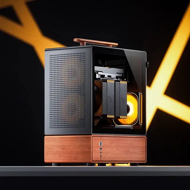 Obudowa PC Jonsbo T7 Midi-Tower mATX szkło hartowane czarna