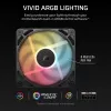 Wentylator chłodzący CORSAIR RS120-R ARGB 120mm 3-pack, 120 mm, podświetlenie ARGB, 3 wentylatory