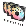 Wentylator chłodzący CORSAIR RS120-R ARGB 120mm 3-pack, 120 mm, podświetlenie ARGB, 3 wentylatory