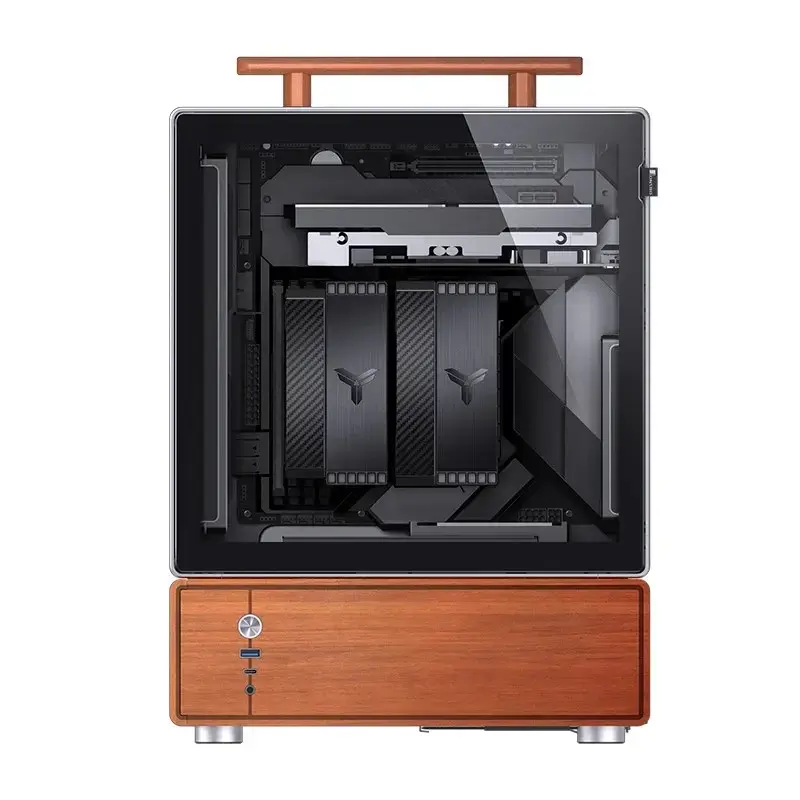 Obudowa PC Jonsbo T7 Midi Tower mATX Szkło Hartowane Srebrna