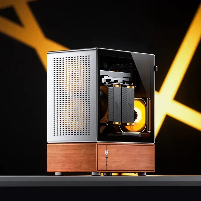 Obudowa PC Jonsbo T7 Midi Tower mATX Szkło Hartowane Srebrna