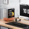 Obudowa PC Jonsbo T7 Midi Tower mATX Szkło Hartowane Srebrna