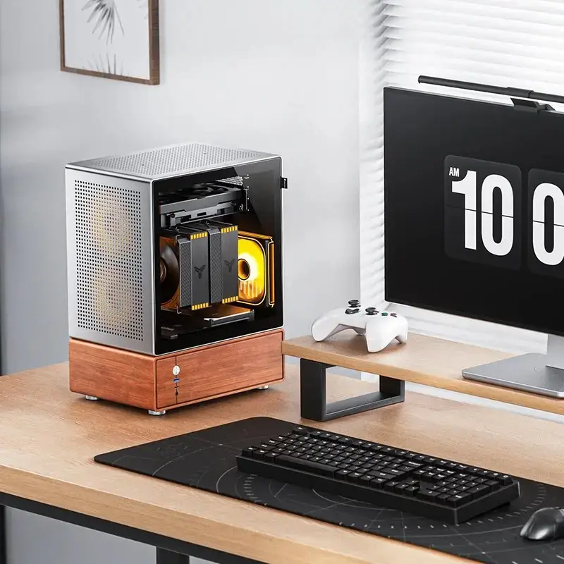 Obudowa PC Jonsbo T7 Midi Tower mATX Szkło Hartowane Srebrna