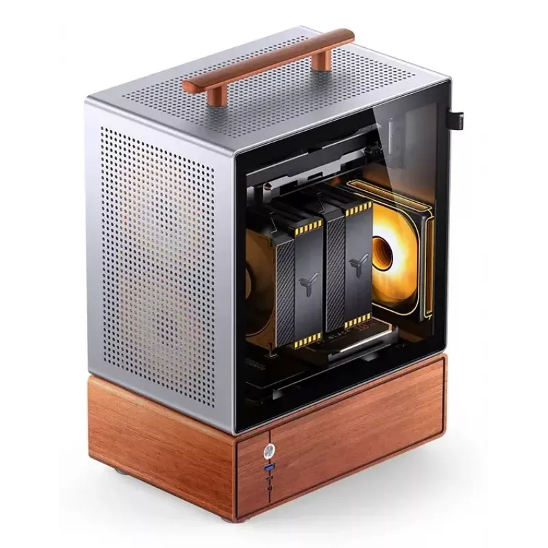 Obudowa PC Jonsbo T7 Midi Tower mATX Szkło Hartowane Srebrna