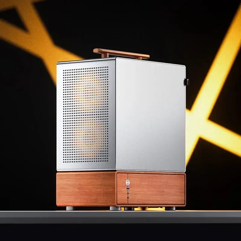 Obudowa PC Jonsbo T7 Midi Tower mATX Szkło Hartowane Srebrna