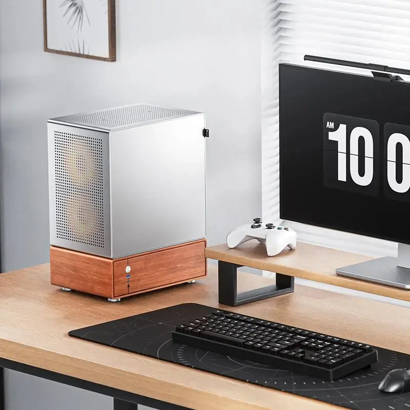 Obudowa PC Jonsbo T7 Midi Tower mATX Szkło Hartowane Srebrna