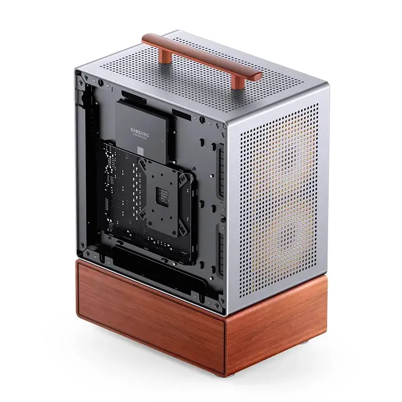 Obudowa PC Jonsbo T7 Midi Tower mATX Szkło Hartowane Srebrna