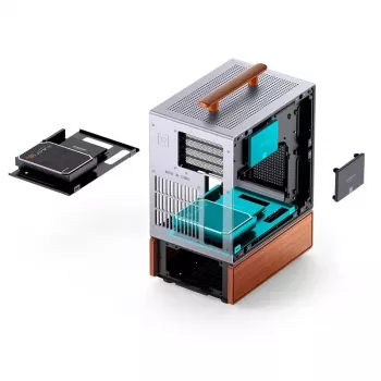 Obudowa PC Jonsbo T7 Midi Tower mATX Szkło Hartowane Srebrna