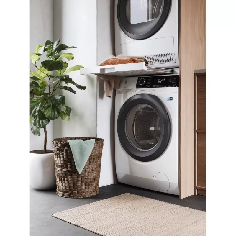 Zestaw do ustawiania w stos Electrolux E1WYHSK2 biały — zestaw do ustawiania w stos pralki i suszarki, 1 szt.
