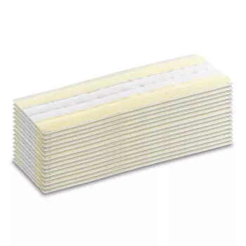 Nakładki do mopa parowego Karcher 2.863-299.0, 340×118×3 mm, zestaw 15 szt., beżowe/białe