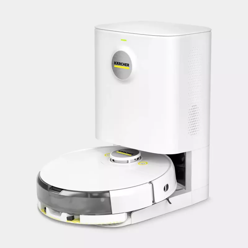 Kärcher RCV 5 stacja ładująco-odsysająca 2.269-643.0, baza ładująca do robota odkurzającego, 4 l, biała