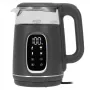 Czajnik elektryczny Adler AD 1305 G — 1,7 l, 2200 W, regulowany termostat, wyświetlacz LED, szary