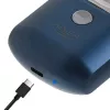 Golarka rotacyjna Adler AD 2937, 2 głowice rotacyjne, akumulator Li-Ion 250 mAh, zmywalna, bezprzewodowa, niebieska