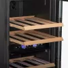 Termoelektryczna chłodziarka do wina Adler AD 8080, wolnostojąca, czarna, 24 butelki, 2 strefy, 60 l, sterowanie dotykowe