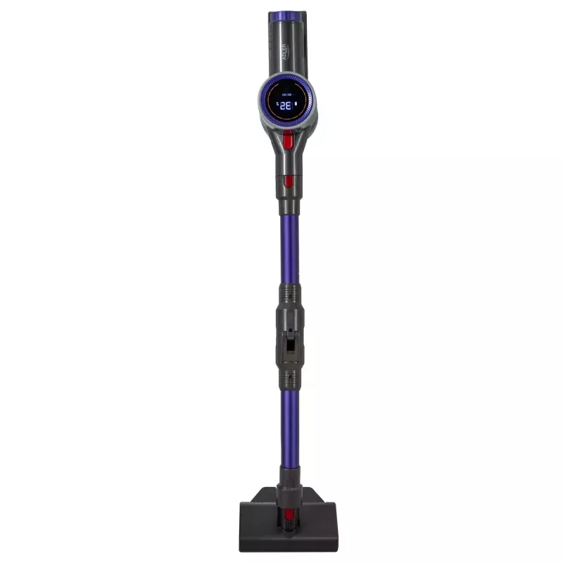 Odkurzacz bezprzewodowy Adler AD 7061 Allergy-friendly PRO — akumulator 22,2 V, czas pracy 30 min, bezworkowy pojemnik na kurz 0,8 l, filtracja EPA12/HEPA13, moc maks. 350 W, czarny